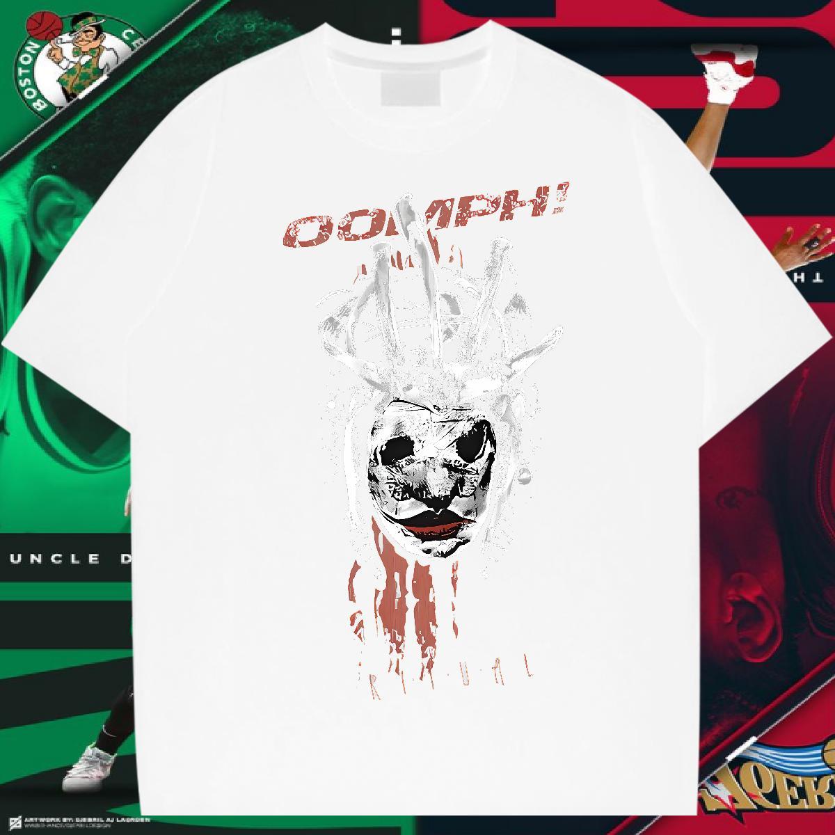 DIY Sport Tshirt for Man Woman scary Breathable Short Sleeve 230g Pure Cotton T Shirts Men Wholesale Customized Tops Tees