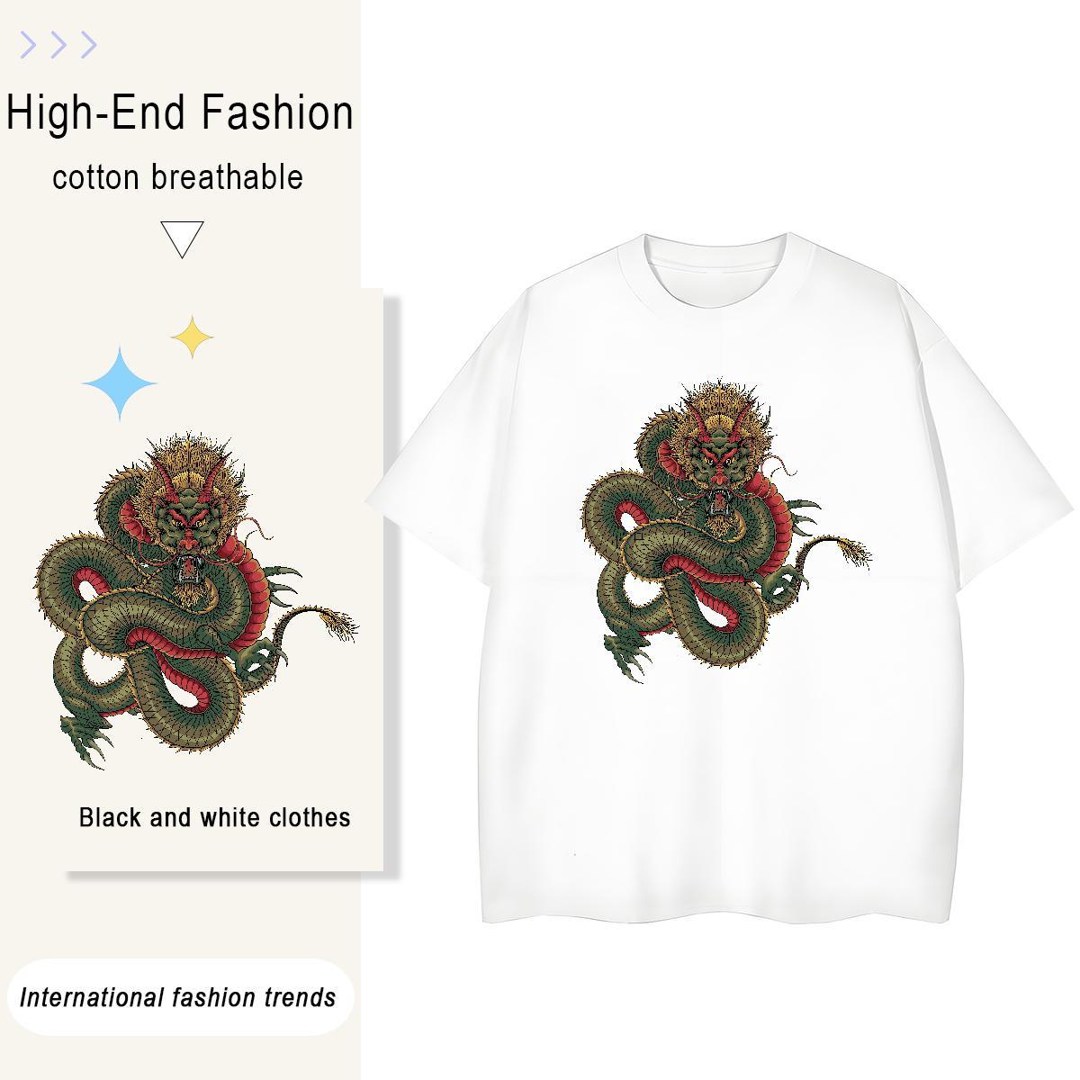 Factory Direct Woman T Shirts 230g 100% Cotton O Neck Short Sleeves Street Wear fierce Couples T Shirts Designer Anime Tops Shirt