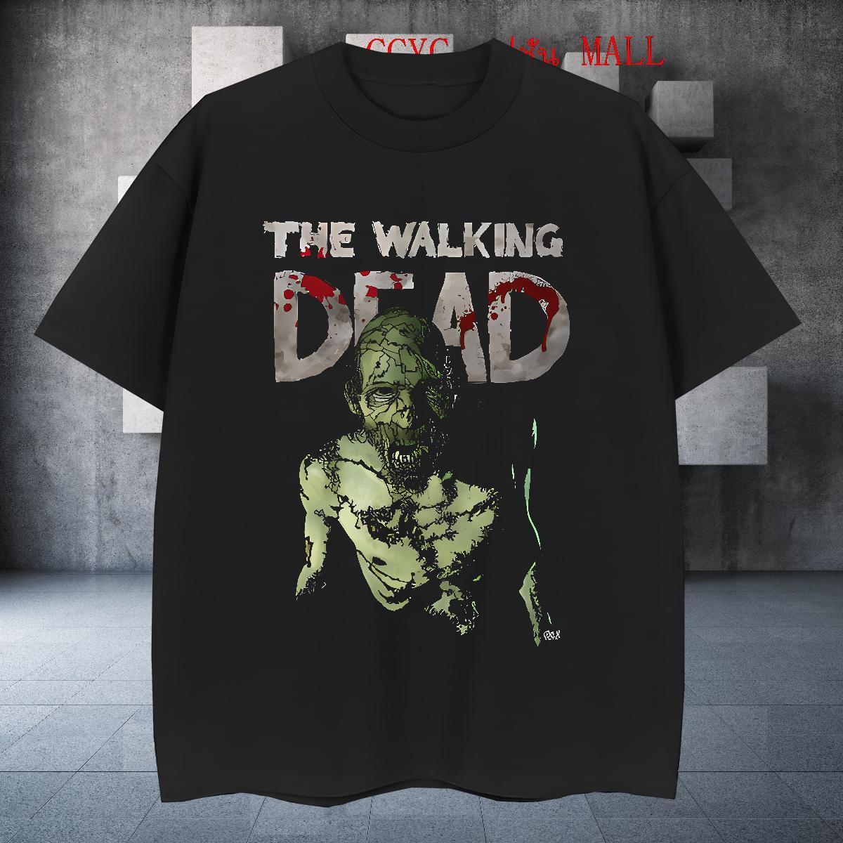 Designer Fashion Mens Tshirts 230g Cotton Street dead Breathable Crew Neck T Shirt For Man Loose Fit Custom Big Size Clothings