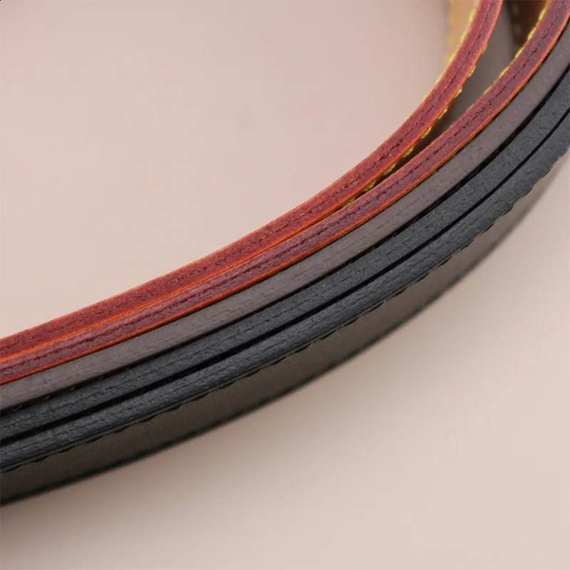 60CM Shoulder Bag Strap Handbag Handle Strap Replacement Vachetta Leather Beeswax Shoulder Straps Bag Parts Accessories 240821