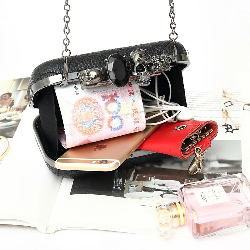 Promotion Korean Fashion Chain Dia Plaid Dinner Clutch Night Bag Womens Cross Shoulder 240822