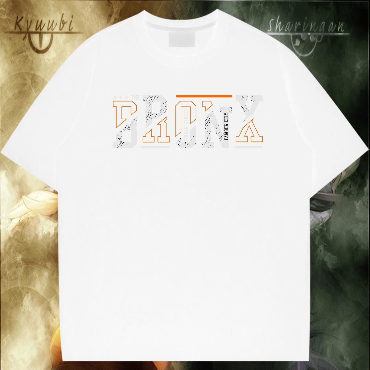 Wholesale Couples T Shirts Street Wear 230g Pure Cotton Anime Breathable Crew Neck letter T shirt Classic Tees