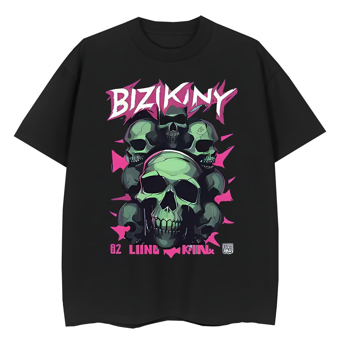 Designer T-Shirts for Women 230g Pure Cotton Breathable Short Sleeve Sport skull Couples T Shirts Comfortable DIY Anime Printed Clothes