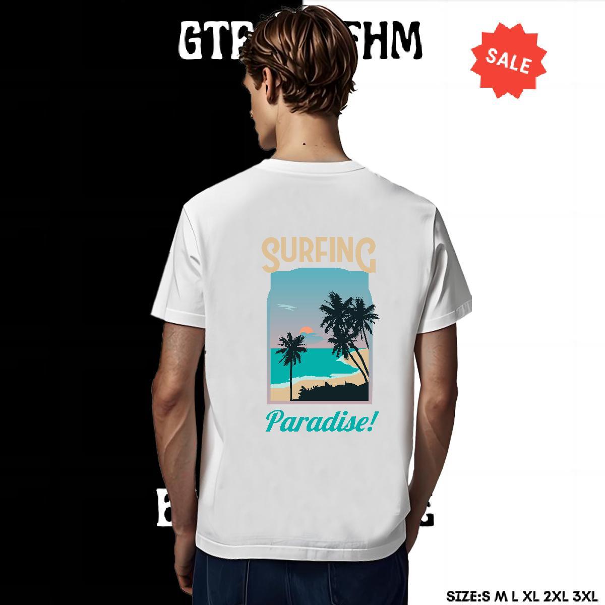 Loose Tshirts Street 100% Cotton 230g Cartoon Print O Neck Short Sleeves beach Men T Shirts Factory Direct Top Tees