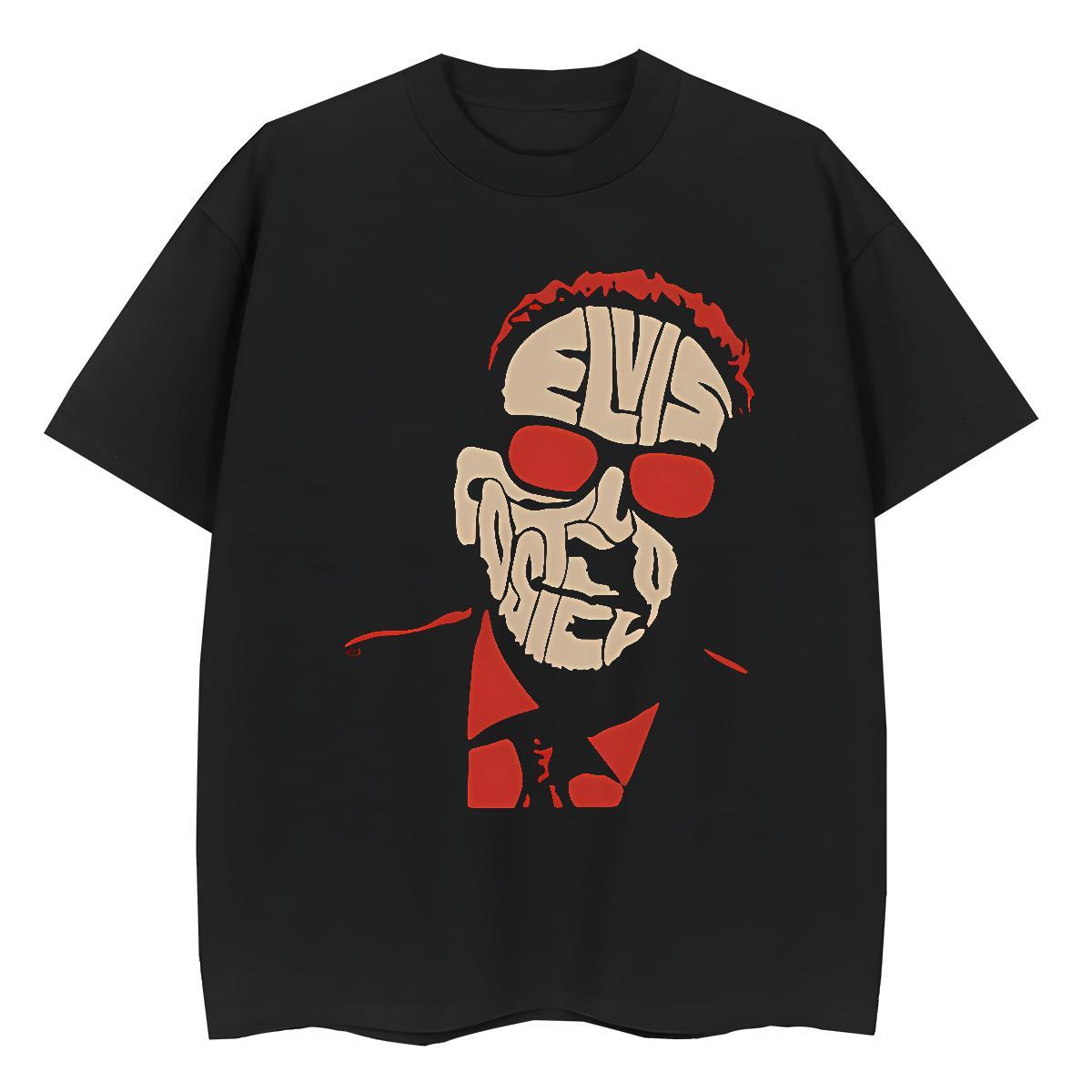 Fashion New Men Tshirts 230g 100% Cotton High Street Hip Hop scary Breathable Short Sleeve T-Shirts Comfortable Oversized Top Tees