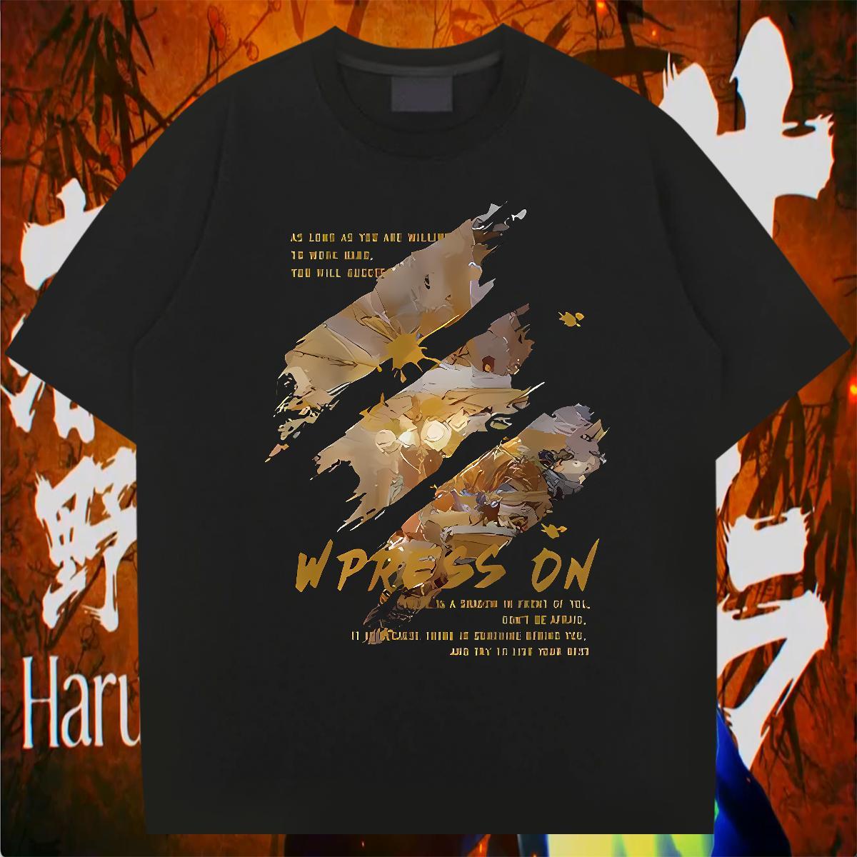New Designer Outdoor Men Clothes T-Shirt painting Breathable Short Sleeve 100% Cotton 230g T-Shirts Cool DIY Printed Tees Shirts