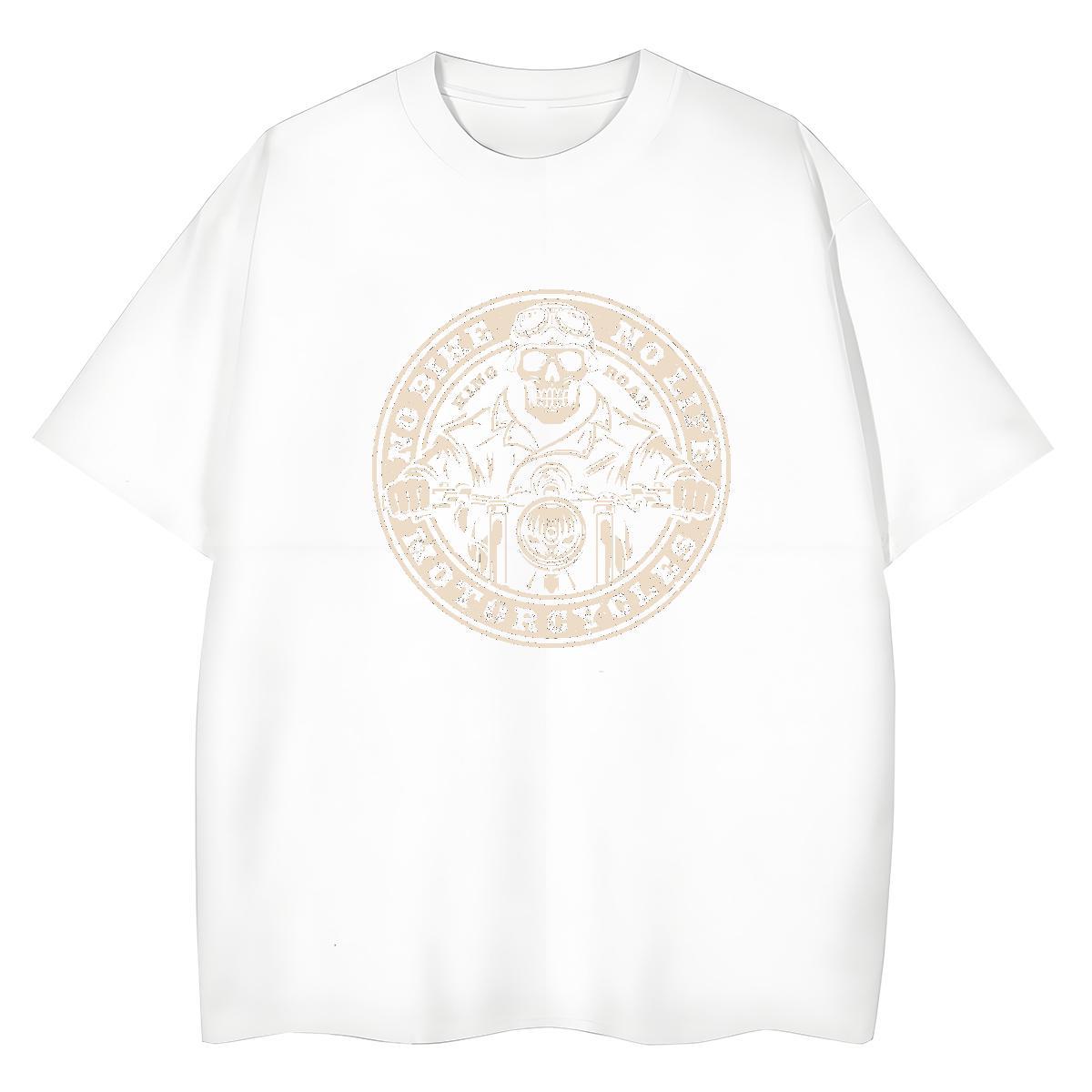 Designer T-Shirts 100% Cotton 230g Comfortable Spring Summer skull Unisex Tshirts Female DIY Anime Printed Polos
