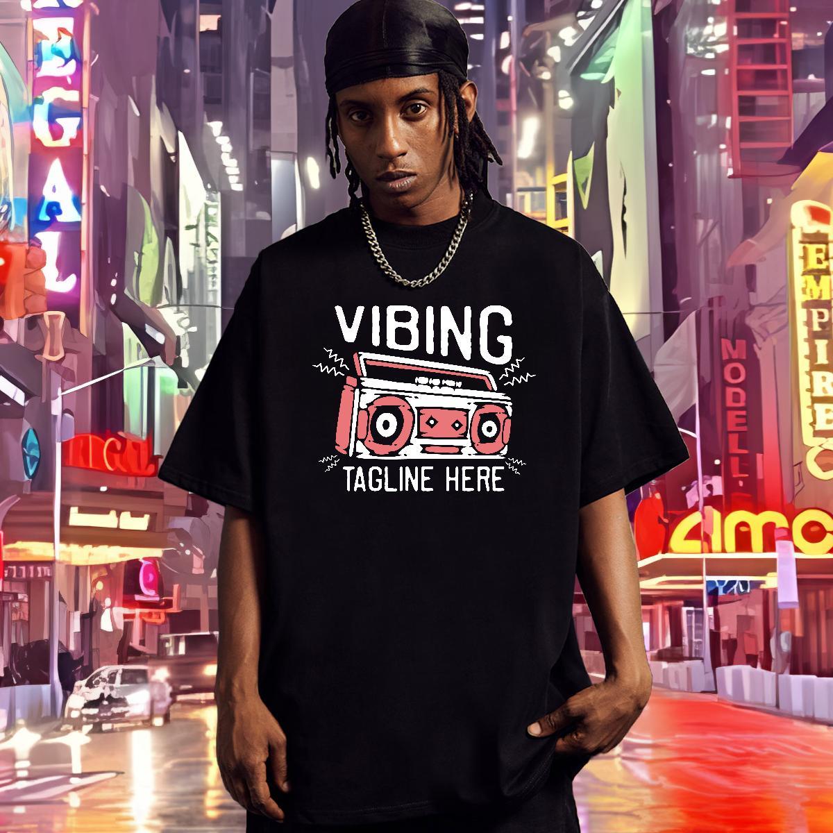 Free Shipping T Shirts Men 230g Pure Cotton letter Street Casual White Plus Size O-Neck Short Sleeve Men Tops Tees DIY Tshirts