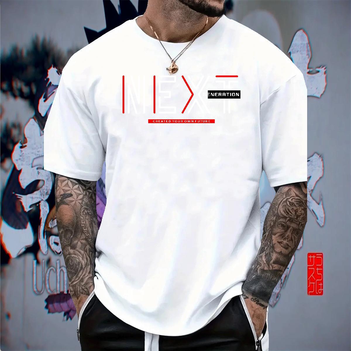 Cool Design Men Tops Tees Daily Outfit 230g Pure Cotton Custom Cartoon Round Neck Short Sleeve next T-Shirts for Men 2024 New Clothes