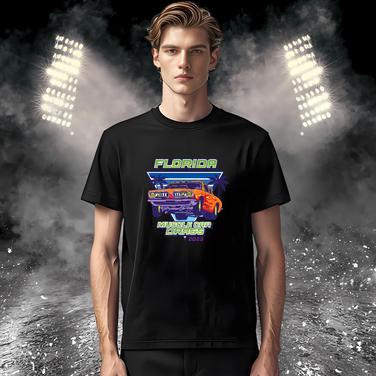 Brand car Men T Shirts Daily Outfit Couples T Shirts 100% Cotton 230g Factory Direct Pure Cotton DIY Printed Tops Shirt
