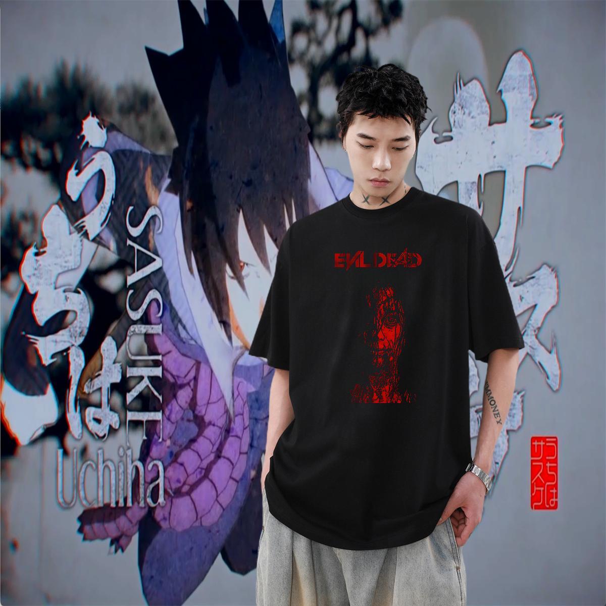 2024 New Sports Casual Tshirt for Man Woman scary Breathable Short Sleeve 230g Pure Cotton T shirt Soft Cartoon Print Tshirts