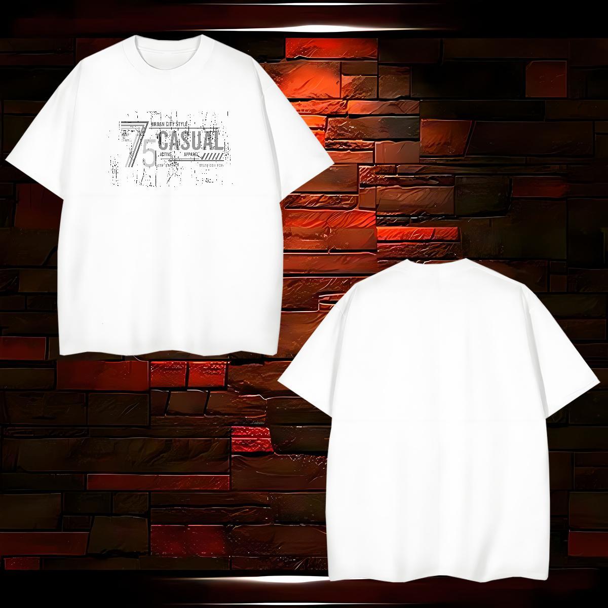 High Quality letter T shirt Street Wear Tshirt for Man Woman 230g 100% Cotton Wholesale Pure Cotton Black Oversized Clothings