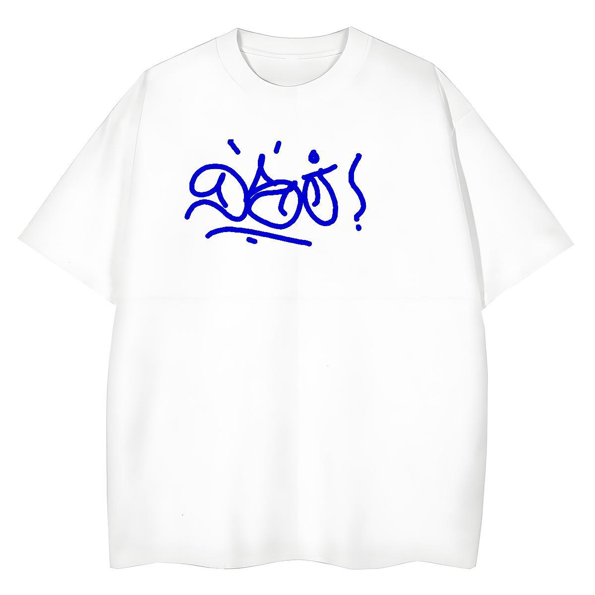 Popular Men Clothes T-Shirt Casual 230g Cotton Custom Print Oversized Short Sleeve O-Neck letter T-Shirts for Men Factory Direct Tops Shirt
