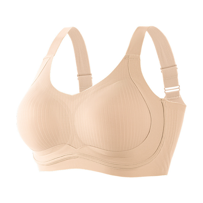 Untouched lingerie for women with smll chest, restrined ccessory brests to prevent sgging. Full cup without steel rims, lrge size, djustble, nd text d