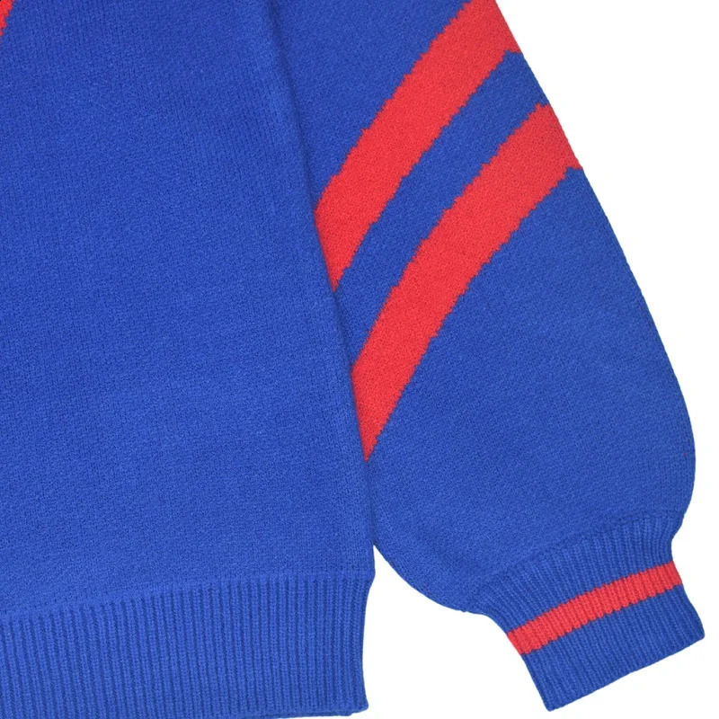 Aesthetics Retro trend Knitted Sweater Gothic Pullover Harajuku Cotton Sweater Mens Womens Warm Loose Knitted Large Sweater 240821