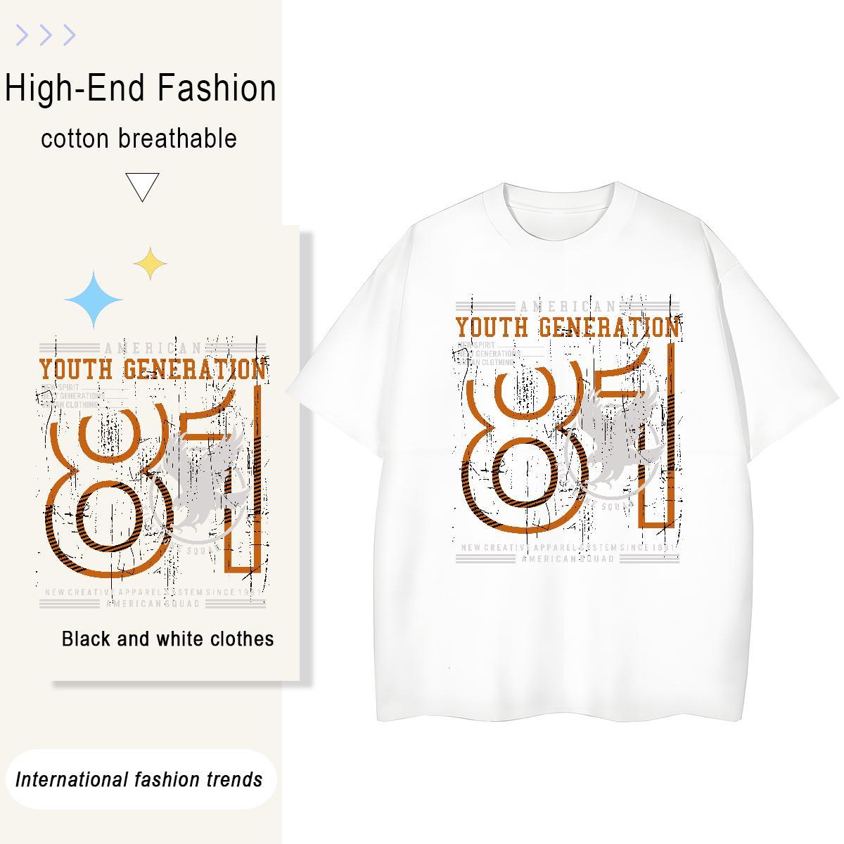 Designer Tshirt for Man Woman Spring Summer 100% Cotton 230g Customized Print Pure Cotton letter T-Shirts for Men 2024 Polos