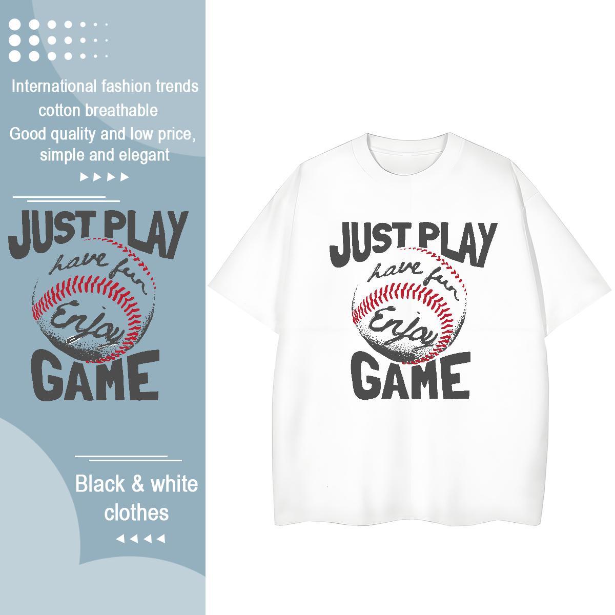 2024 Designer T shirt O-Neck Short Sleeve 100% Cotton 230g Women Tshirts DIY Logo basketball Street Wear Lady Clothes Shirt