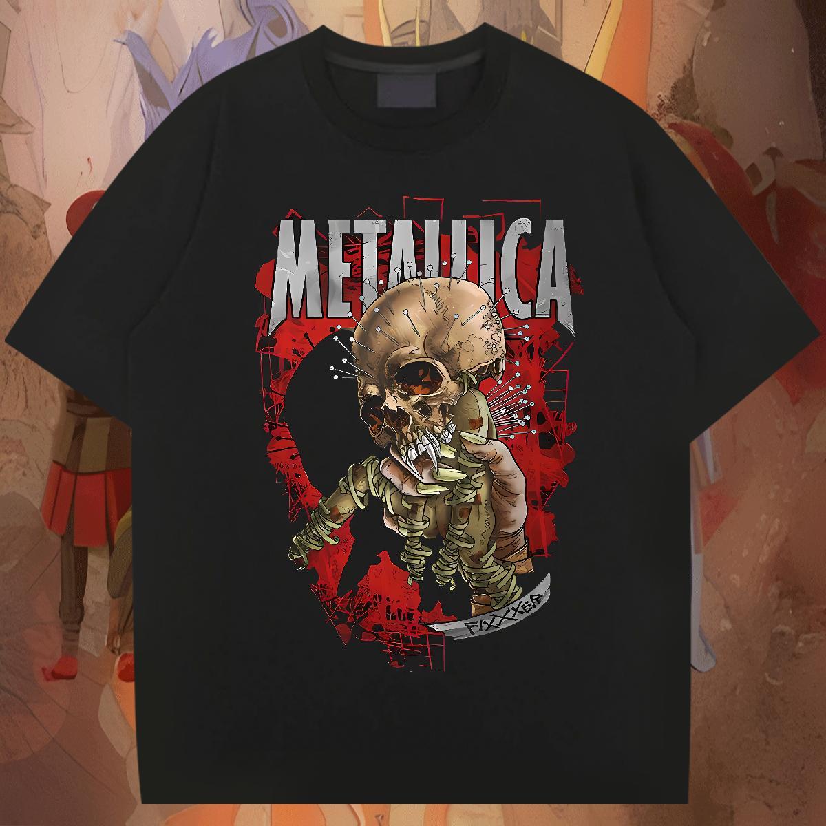 Free Shipping Casual Beach Tshirts skull Crew Neck Breathable 100% Cotton 230g Mens T Shirts Brand White Plus Size Tee Shirt