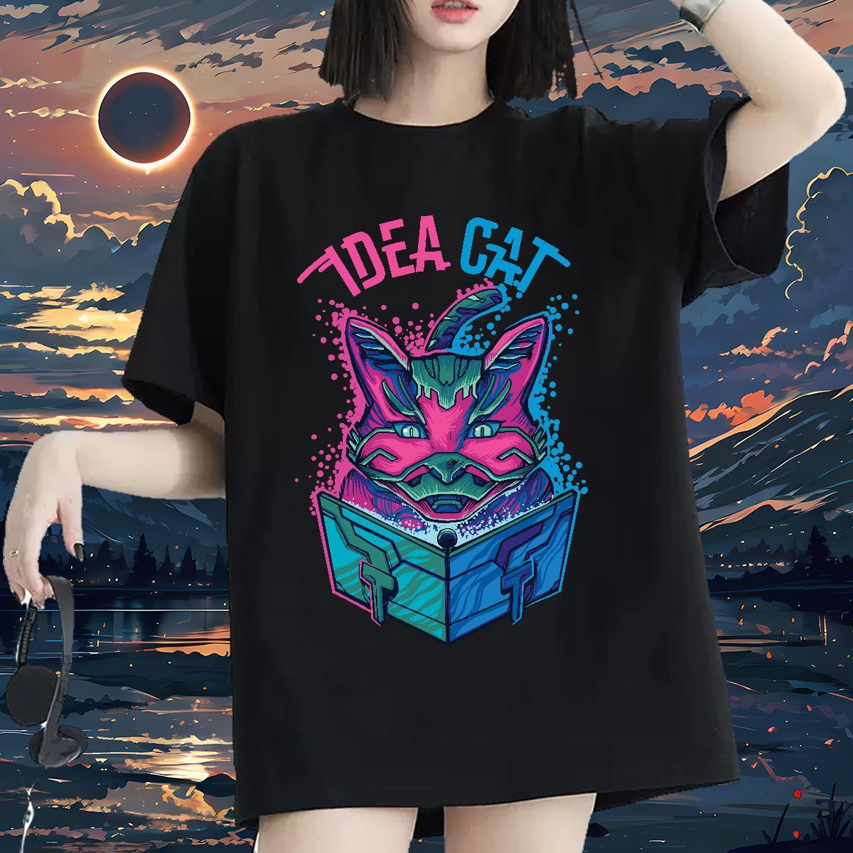 Fashion Casual Woman T Shirts Short sleeve Soft 100% Cotton 230g Unisex Tshirts Graphic letter High Street Hip Hop Wholesale Polos