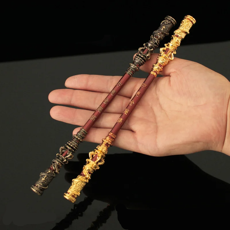 Black Myth: WuKong Sun Wukong Monkey King Bar Game Anime 22cm Metal Swords Katana Model Ornament Crafts Gifts Toys