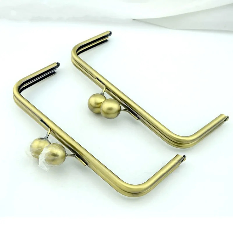 22cm Retro Ball Buckle DIY Handbag Accessories Kissing Lock Wallet Frame Handbag Bag Frame Supplier Bronze 240821