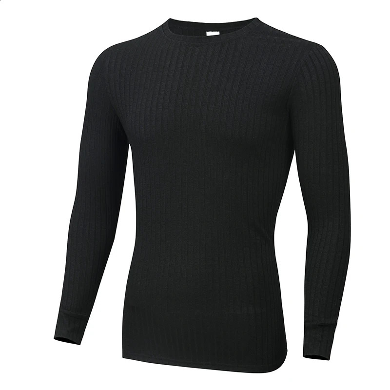 Spring Fashion Mens O-neck Sweaters Black Strips Elasticity Knitted Pullovers Men Solid Sports Sweaters Male Slim Fit Knitwear 240821