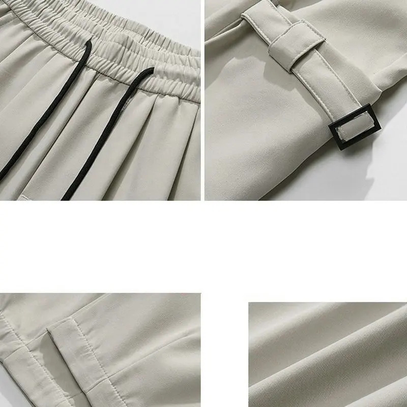 Streetwear Cargo Pants Men Hip Hop Joggers Harem Pants Big Pocket Fashion Men Woman Sweatpants High Street Trousers Large size 240822