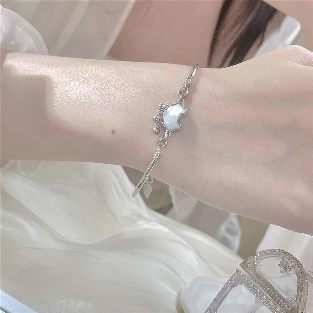 Lifetime Lock Love White Beimu Ruyi Ping An Lock Bracelet for Women Long Life Lock Bracelet