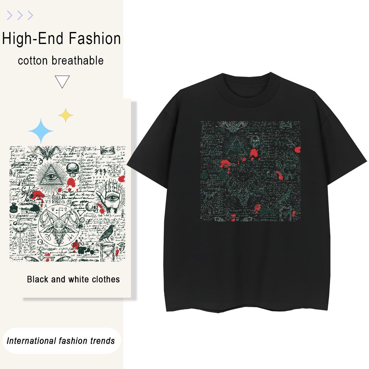 Loose fit Womens Tshirts 230g 100% Cotton full Outdoor T-Shirts for Women O-Neck Short Sleeve DIY Logo Clothings