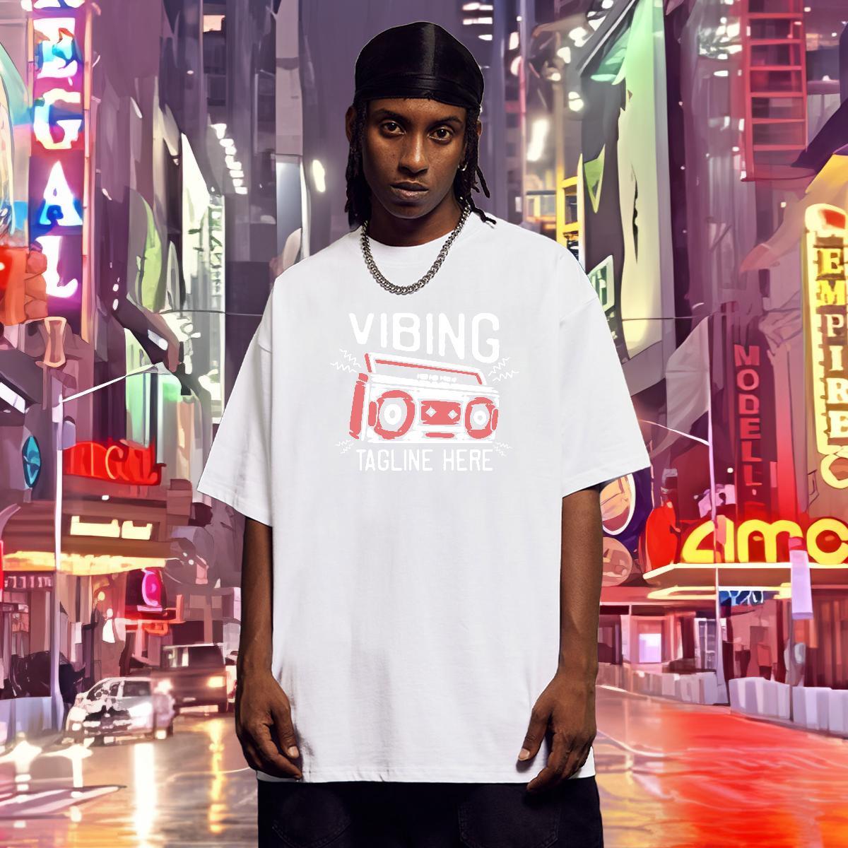 Free Shipping T Shirts Men 230g Pure Cotton letter Street Casual White Plus Size O-Neck Short Sleeve Men Tops Tees DIY Tshirts