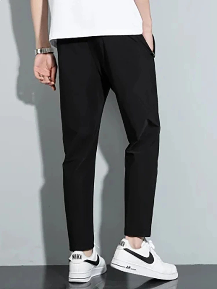 Summer Casual Sweatpants Quick-drying Sports Trousers Male Mesh Breathable Trackpants Big Size 6xl 7xl 8xl 9xl Men Joggers Pants 240822