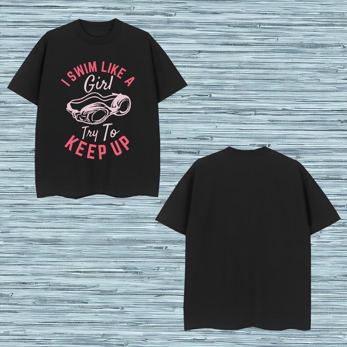 Loose Fit keep up Mens T Shirts Summer Casual Couples T Shirts 230g Cotton Fashion Round Neck Short Sleeve Skull Tops Tees