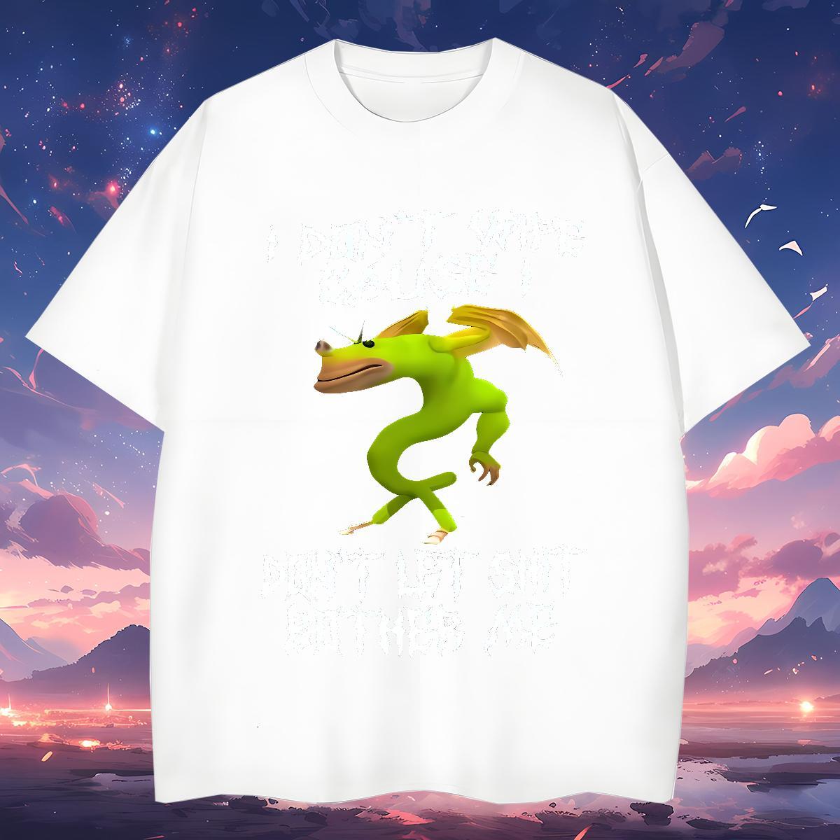 Free Shipping frog T shirt Hip Hop Men Tops Tees 230g Cotton Classic Breathable Customized Tee Shirt