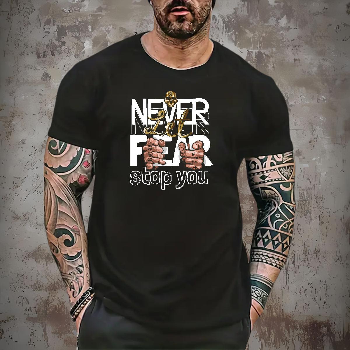 Cool Design hand- Mens T Shirts Street Wear Men Tops Tees 100% Cotton 230g Fashion New Crew Neck Oversized Tops Shirt