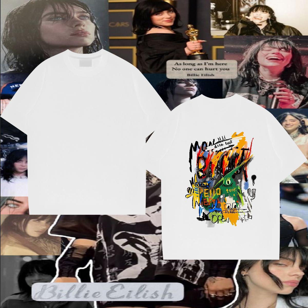 Customized Men Tees 230g Pure Cotton Outdoor graffiti Breathable T shirt Designer Cartoon Print Tee Shirt