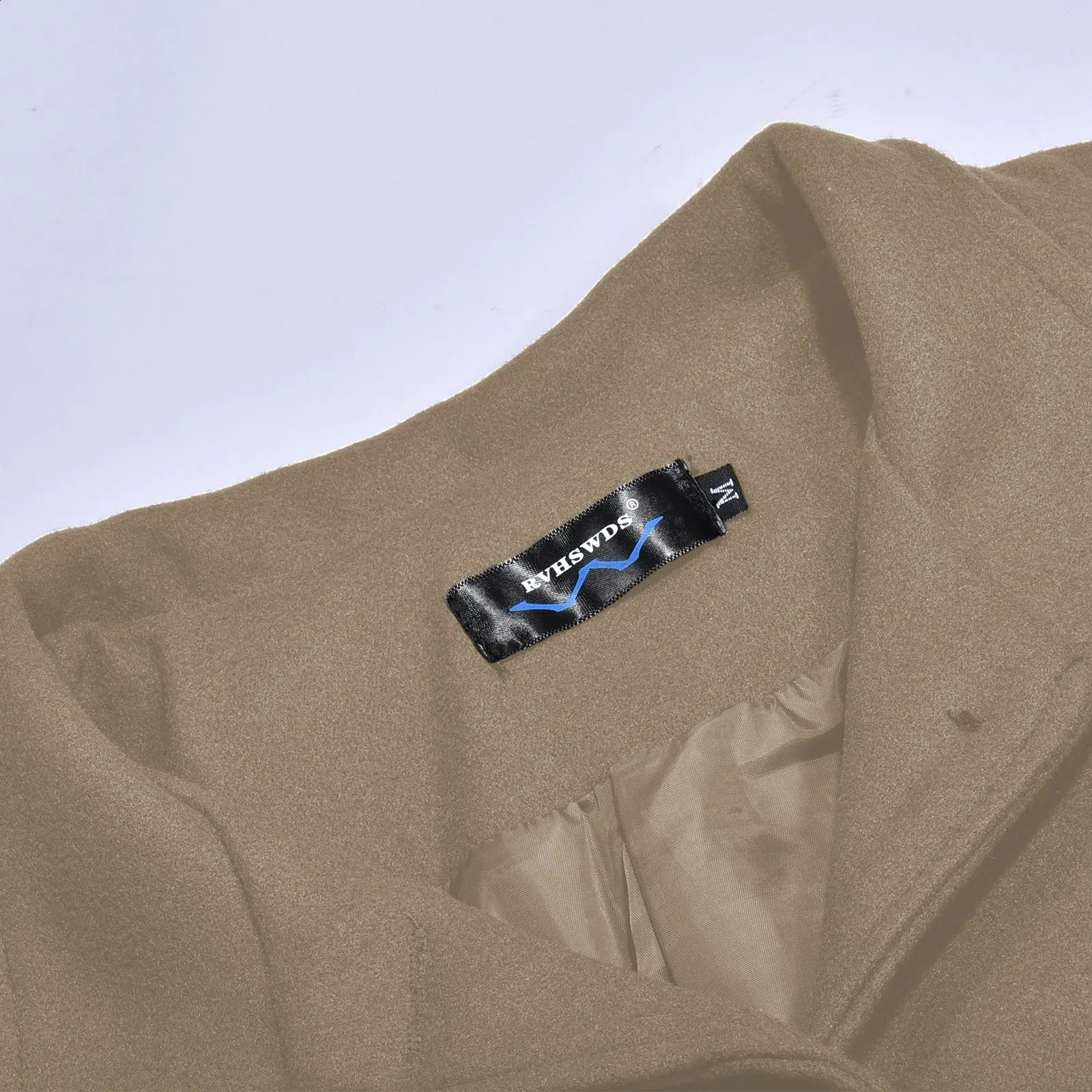 Autumn Winter Solid Color Woolen Jackets Coat For Women Korean Version Lapel Single-Breasted Mid-Length Overcoats With Pockets 240822