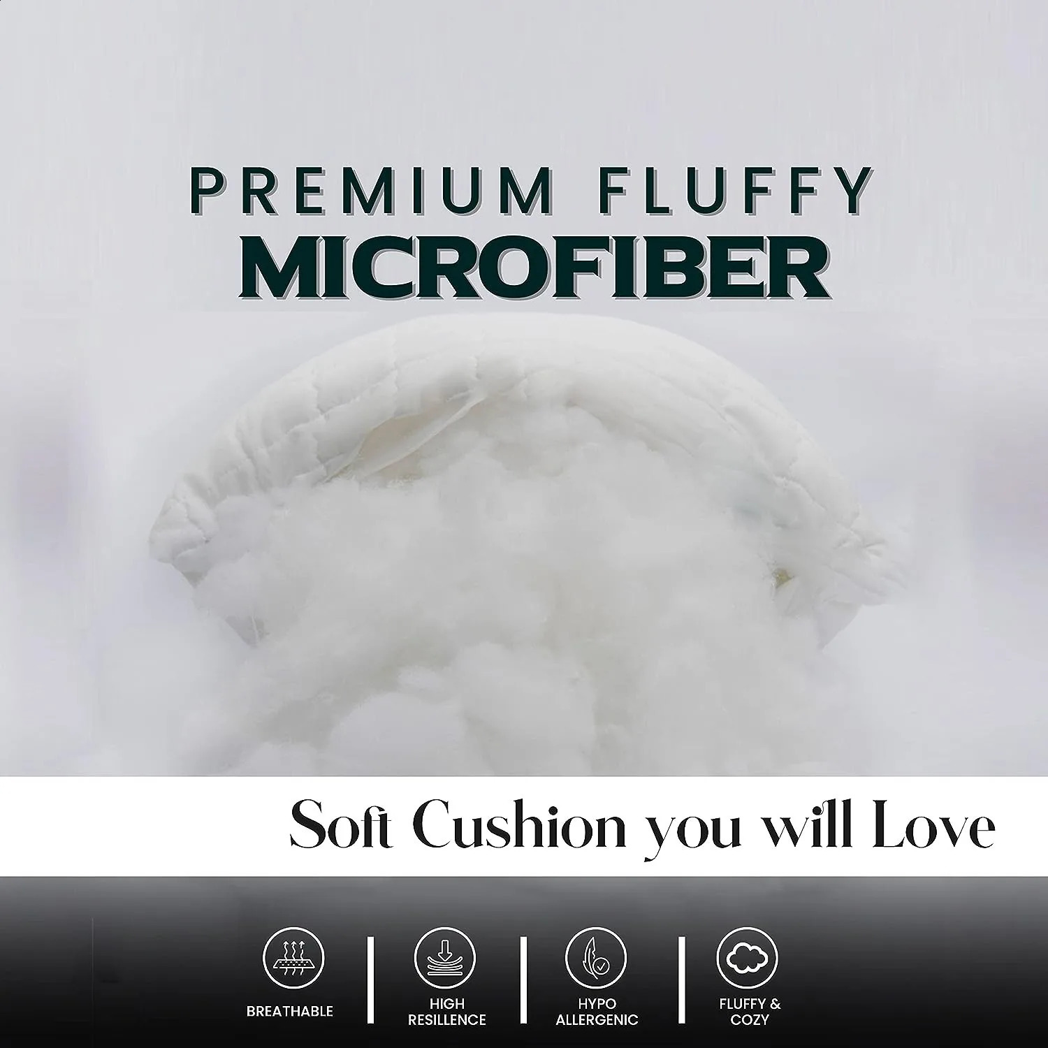 White Home Cushion Inner Filling Cottonpadded Pillow Core for Sofa Car Soft Insert Vacuum Packaging 240821