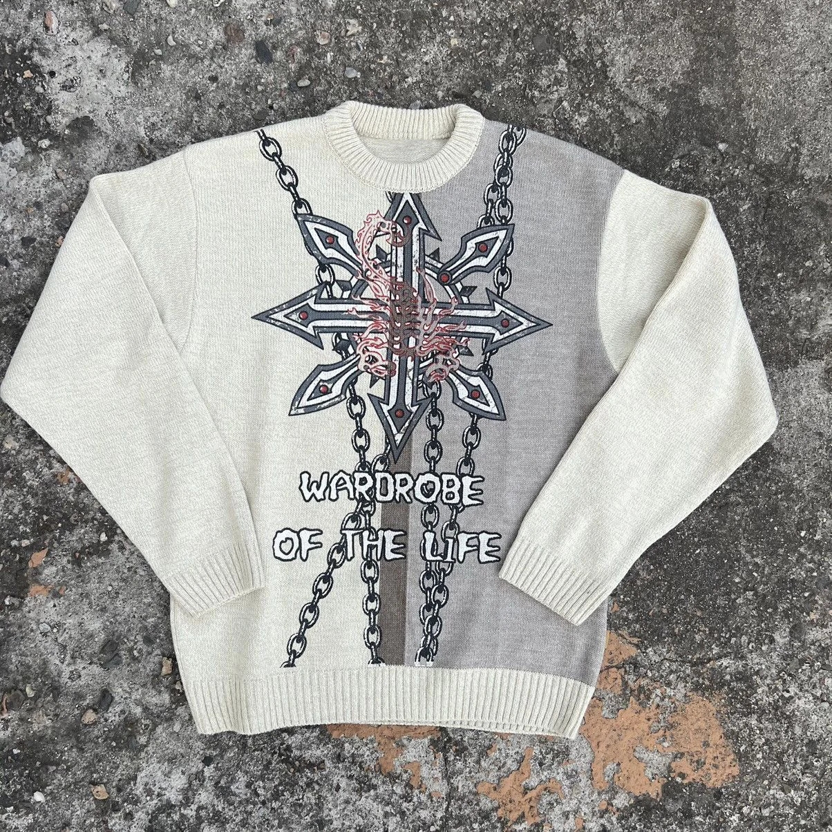 Harajuku loose sweater mens hiphop streetwear winter gothic zipper womens fashionable unisex y2k clothing 240821