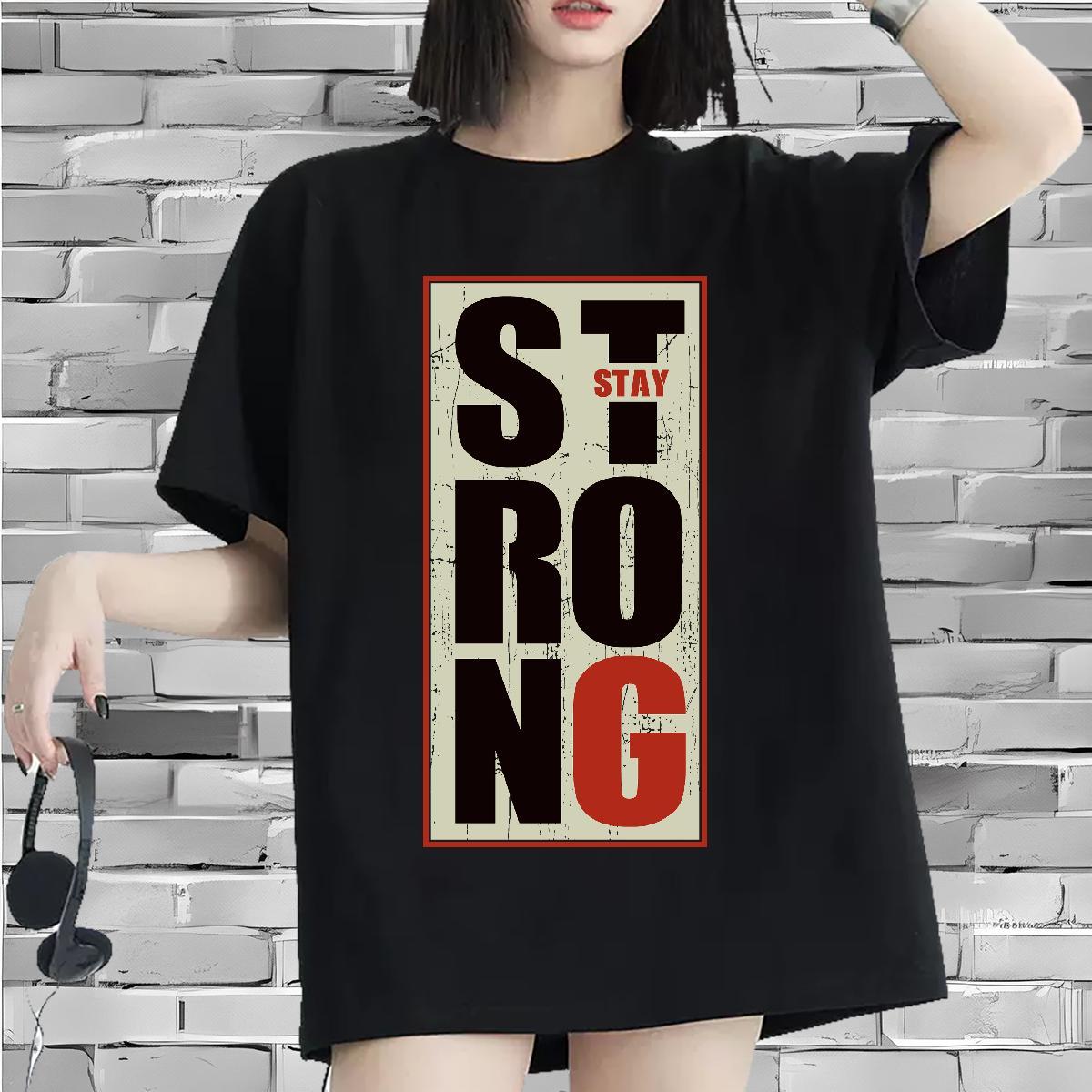 5A Unisex Tshirts 230g 100% Cotton letter Street Wear Woman T Shirts Breathable Short Sleeve DIY Printed Top Tees