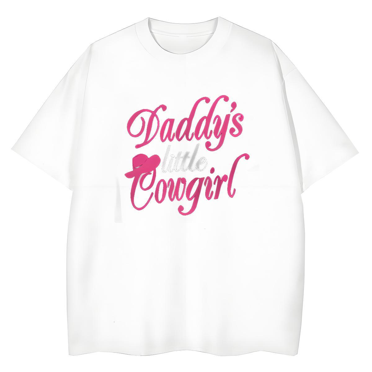Popular Women Tees 230g Cotton letter Home Outdoor Women T Shirts Breathable Crew Neck Cartoon Print Tshirts