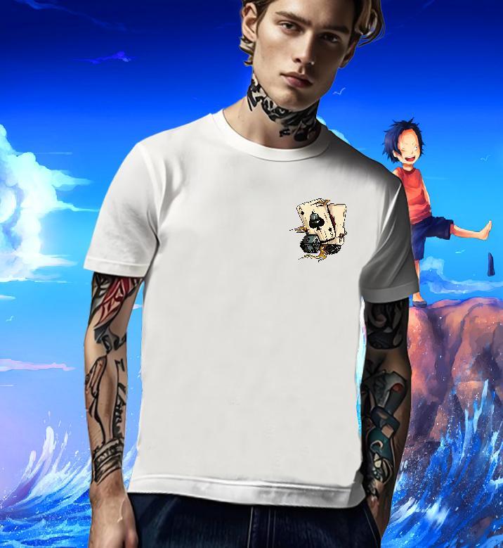 2024 New dice Tshirts 230g Cotton Mens T Shirts DIY Printed Casual Daily Wear Crew Neck Free Shipping Polos