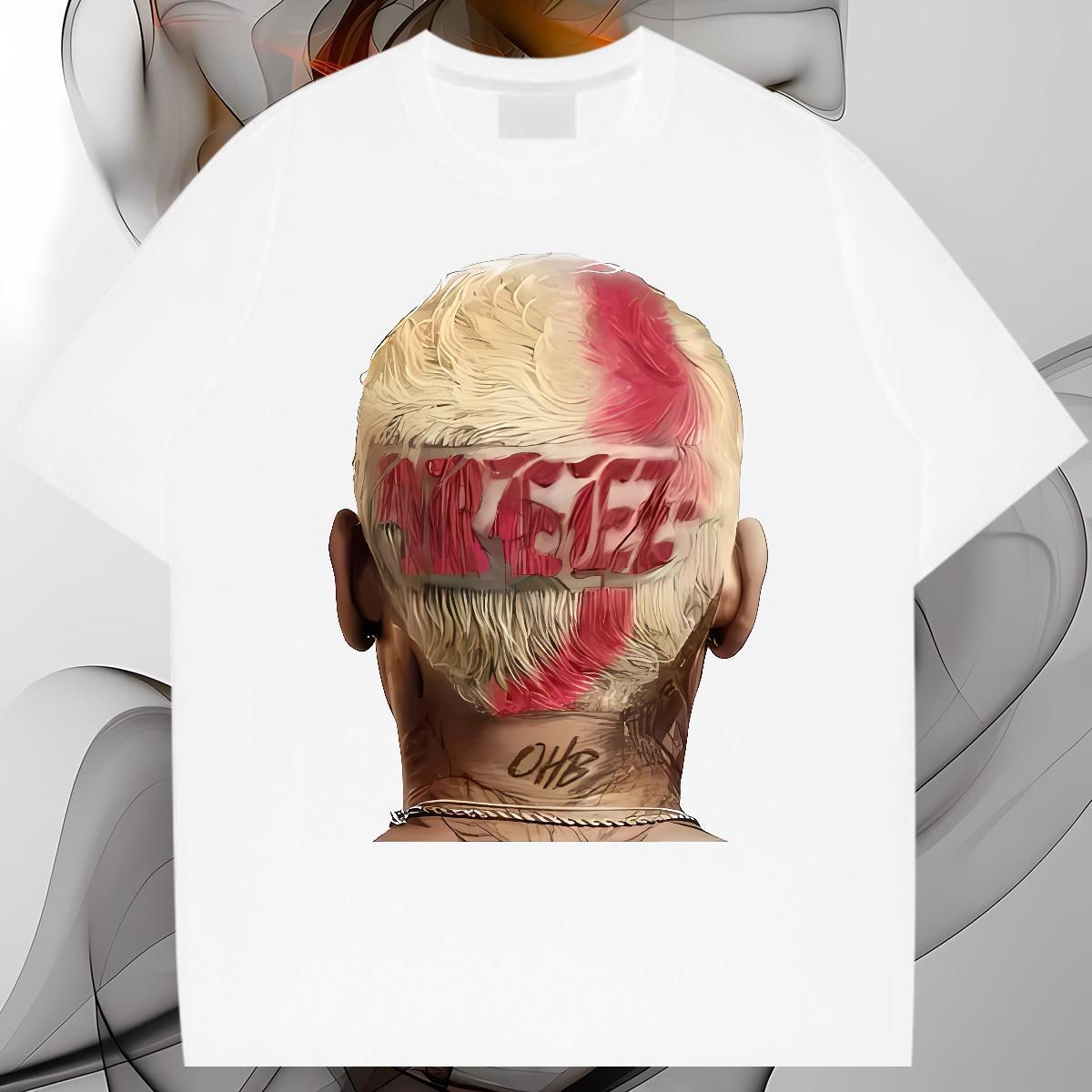 Wholesale afterbrain T Shirt For Man Street wear Hip Hop Tshirts 230g 100% Cotton 2024 Summer Breathable Soft Black White Top Tees