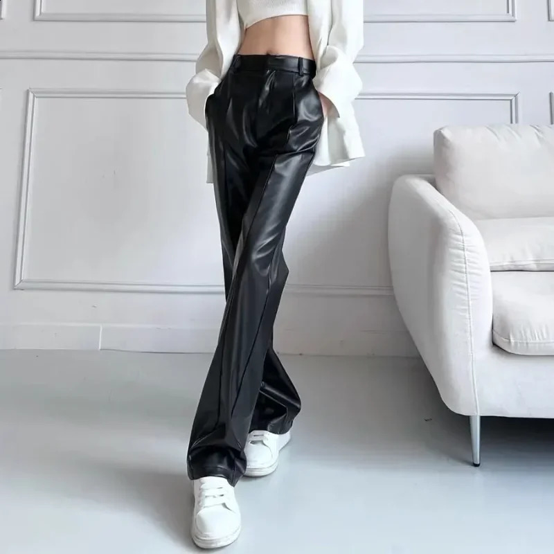 In Woman Trousers Autumn Winter Pants for Women Slacks Casual One Size Elastic Xxl G Harajuku Y2k Streetwear High Quality 240821