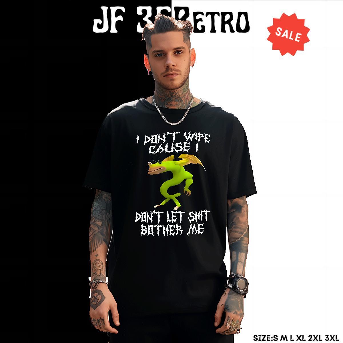 TOP Quality T-Shirts frog Breathable Short Sleeve Hip Hop DIY Printed 230g 100% Cotton Tshirt for Man Woman Classic Casual Tees Shirts
