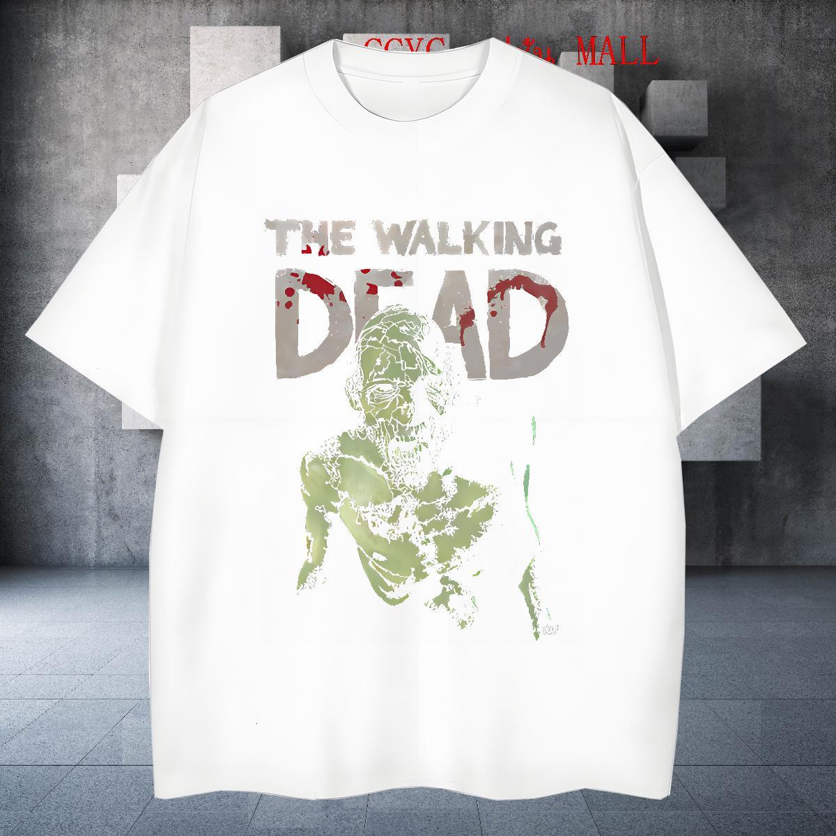 Designer Fashion Mens Tshirts 230g Cotton Street dead Breathable Crew Neck T Shirt For Man Loose Fit Custom Big Size Clothings