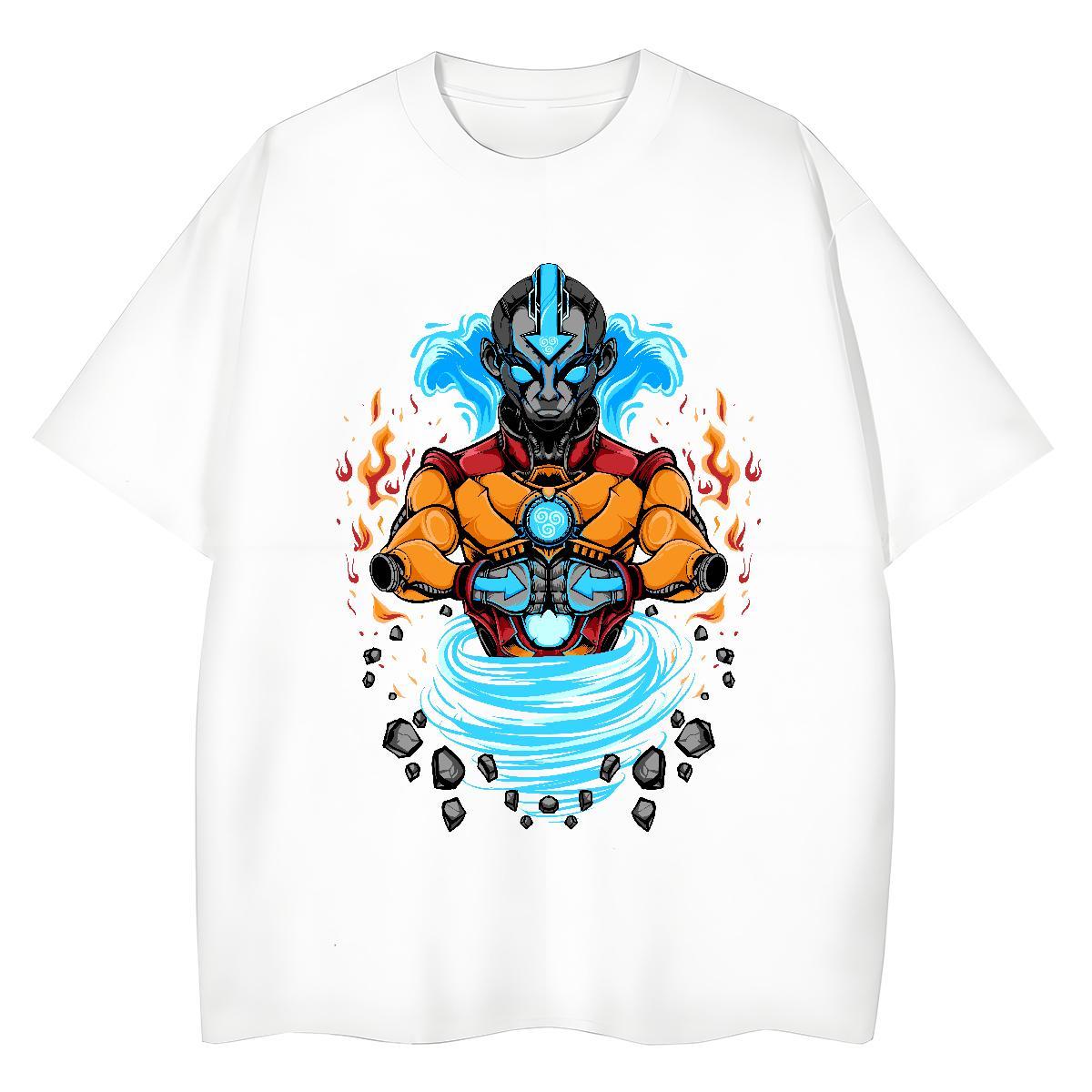 Custom T shirt Breathable Short Sleeve 230g Cotton Unisex Tshirts Cartoon Print ET Spring Summer Designer Tee Shirt