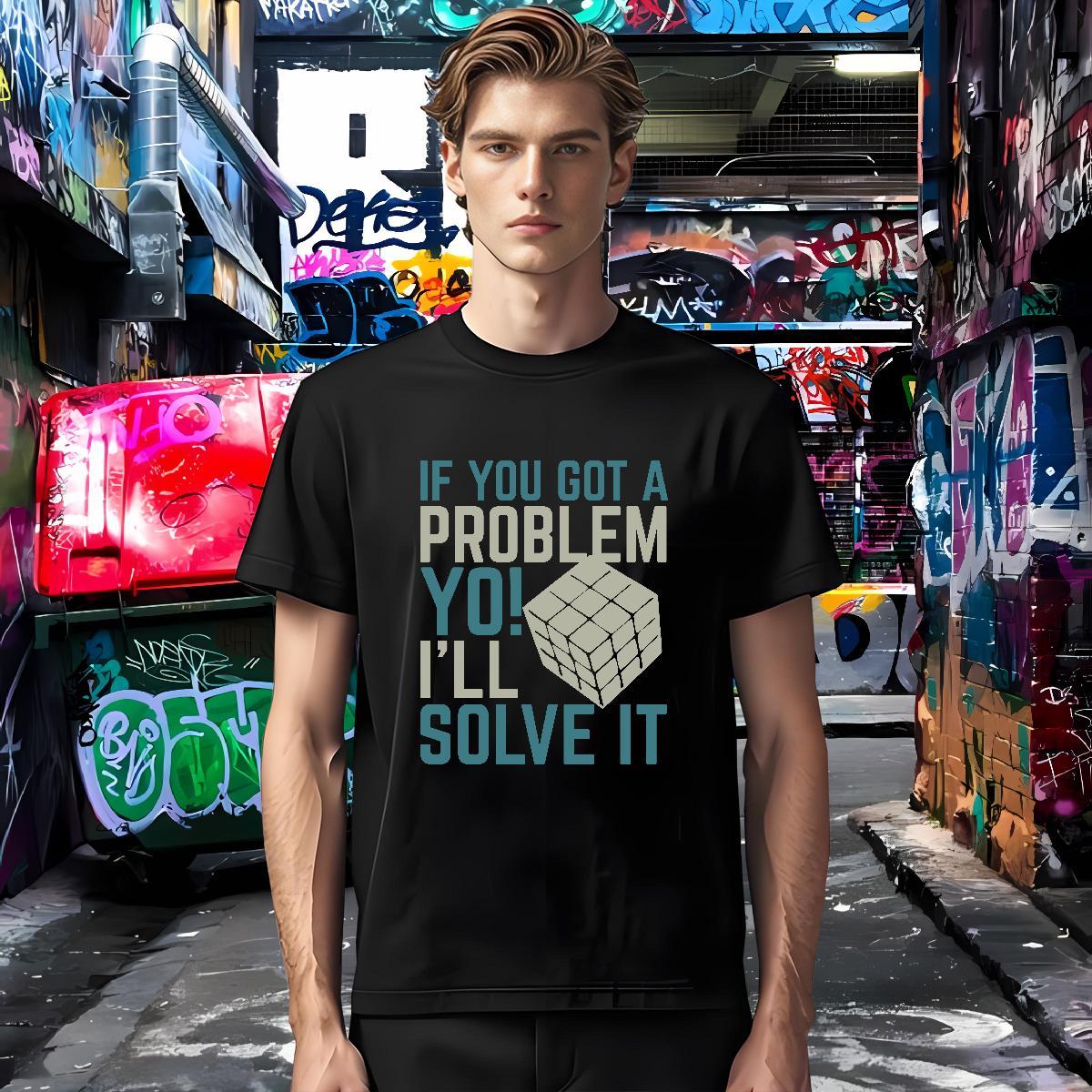 Comfortable cube Man T Shirts Beach Men Tops Tees 230g Pure Cotton Classic Casual Breathable Soft Customized Print Clothings