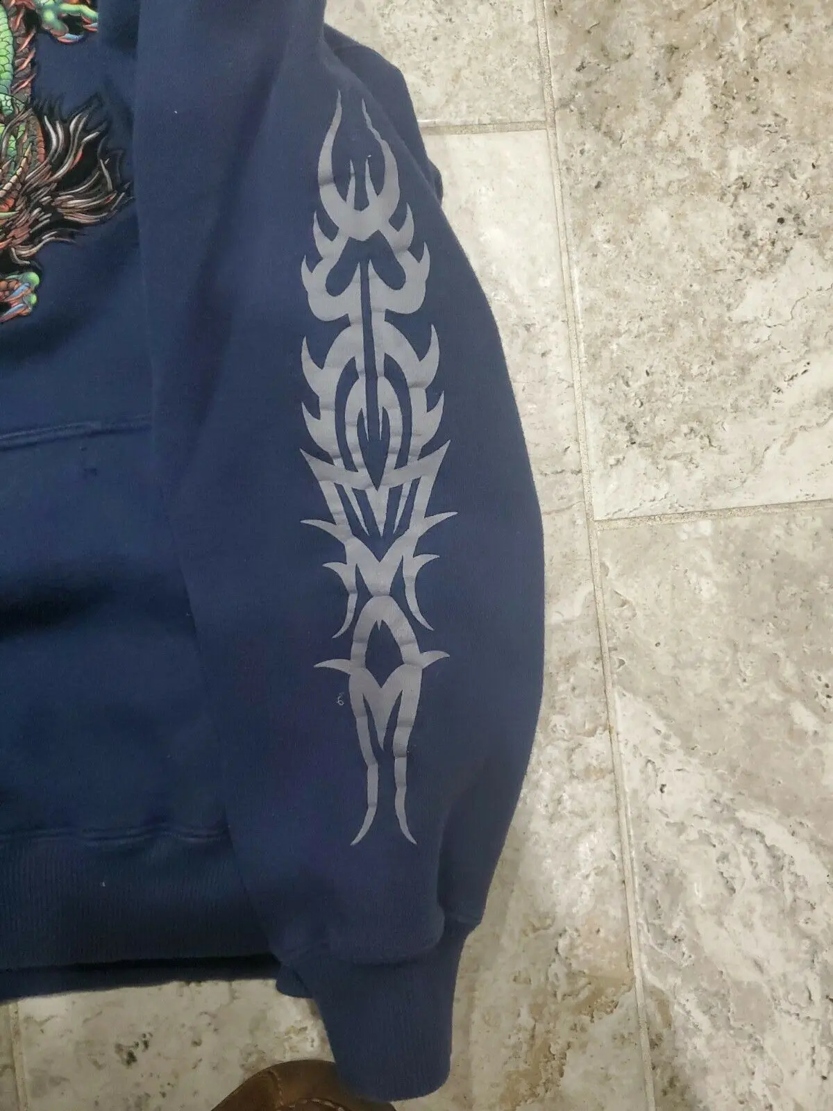 Harajuku JNCO 90s Retro Embroidered Dragon Loose Hoodie Mens And Womens Y2K Hip-hop Gothic Long-sleeved Sweatshirt Street Wear 240814