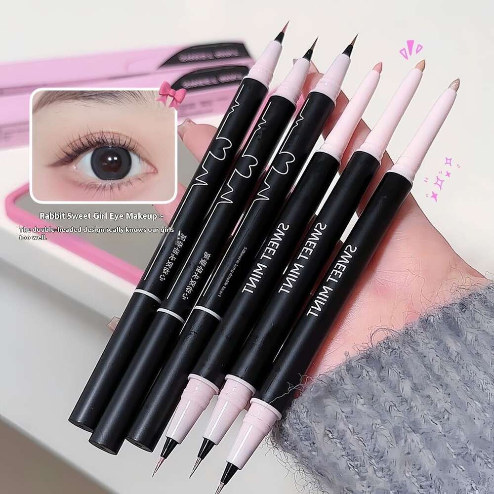 Silk-Smooth Sweet Mint Eyeliner Pencil with Light-Catching Effect