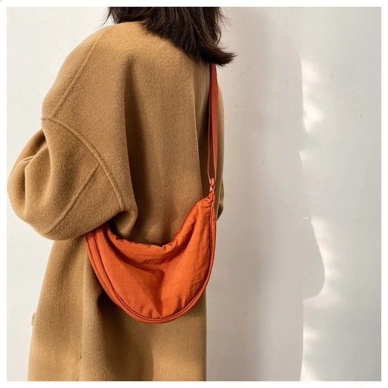 Casual Nylon Hobos Crossbody Bag for Women Shoulder Bags Large Capacity Tote Lady Travel Shopper Female Purses 2023 240821